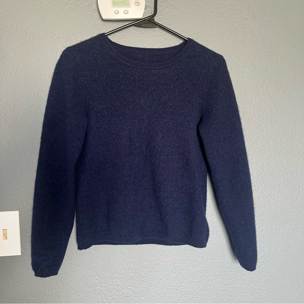 Navy Cashmere Sweater